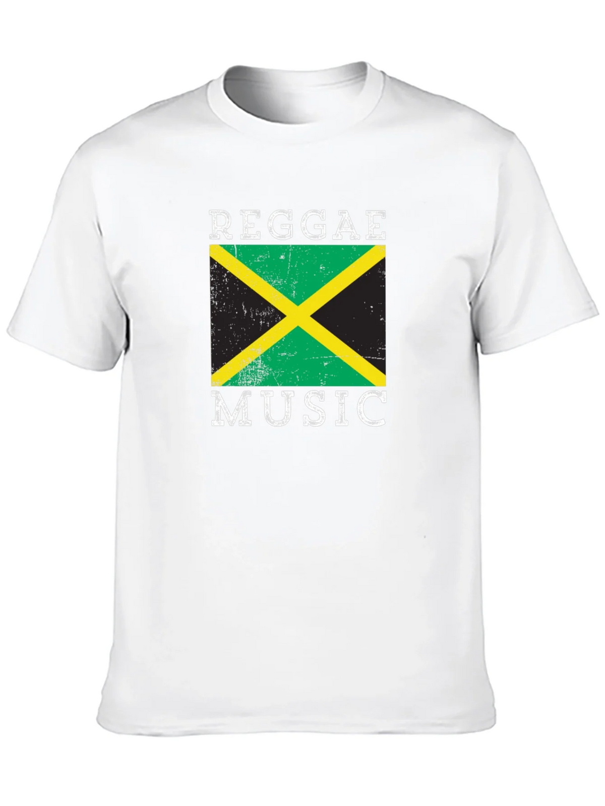 Reggae Music Jamaica Flag Graphic T-Shirt product image 7