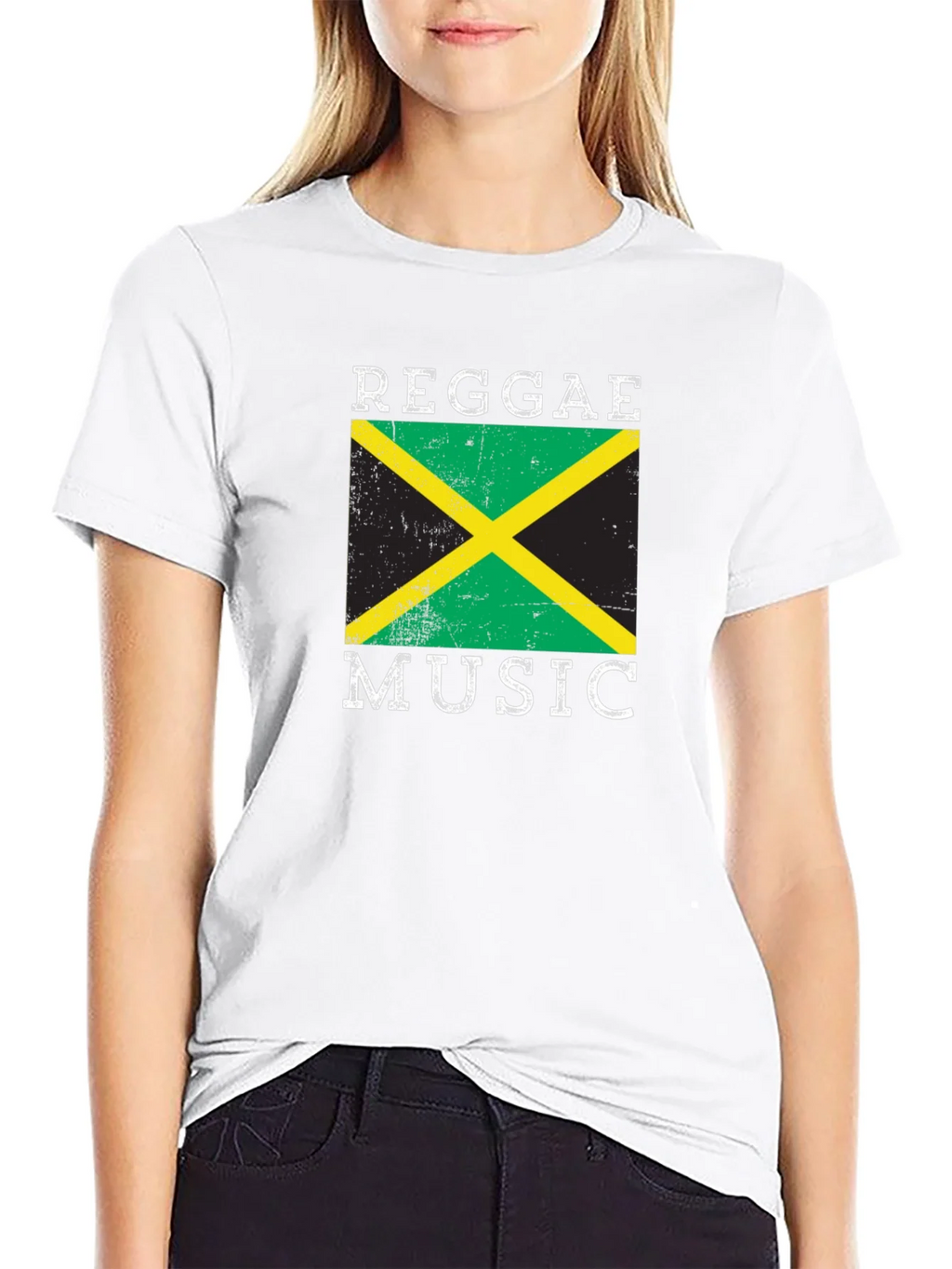 Reggae Music Jamaica Flag Graphic T-Shirt product image 6