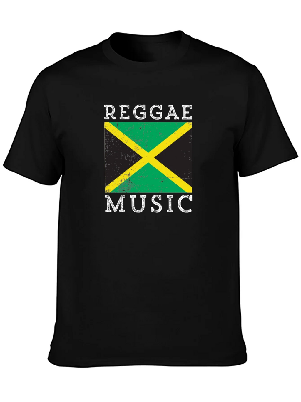 Reggae Music Jamaica Flag Graphic T-Shirt product image 3