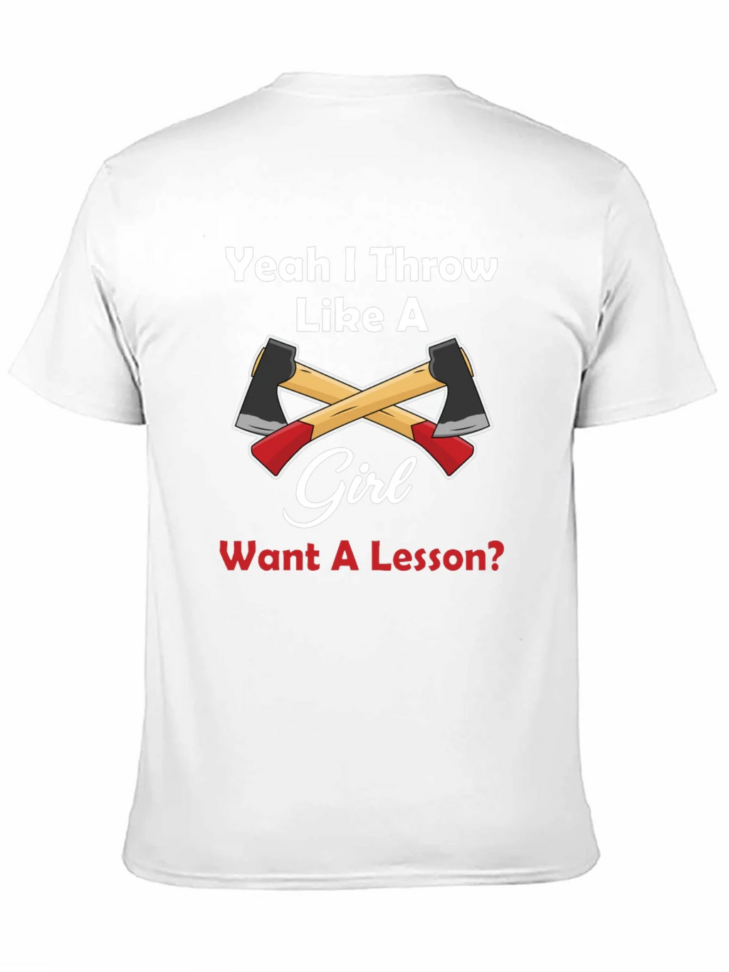 Yeah I Throw Like A Girl Axe Throwing T-Shirt product image 4