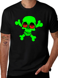 Toxic Skull Graphic T-Shirt product image 1