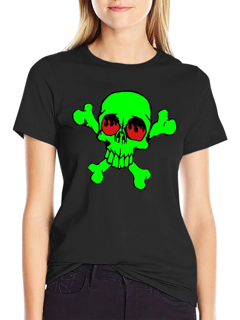 Toxic Skull Graphic T-Shirt product image 2