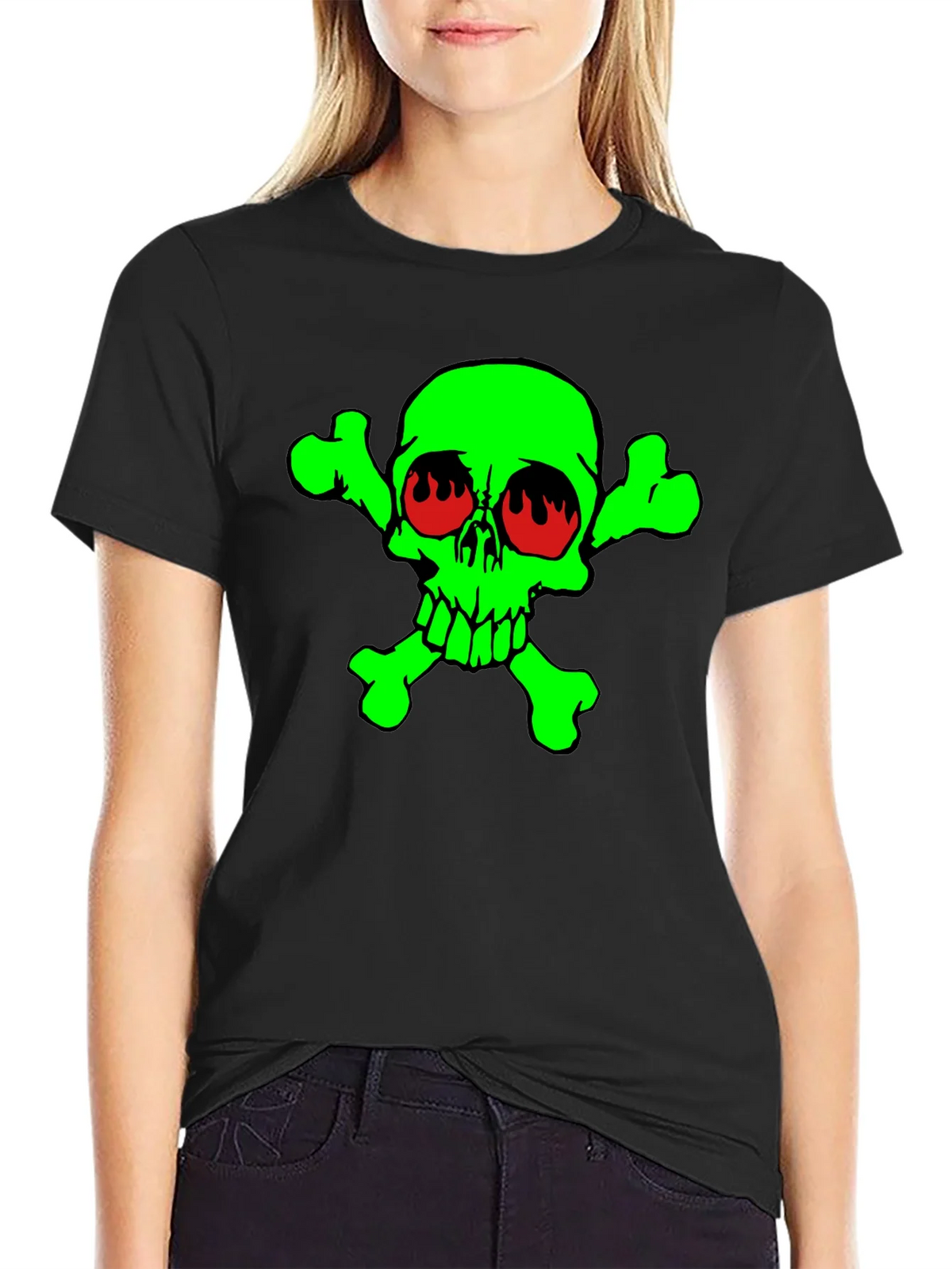 Toxic Skull Graphic T-Shirt product image 2