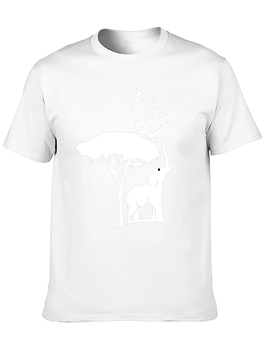 Elephant and Tree Graphic Tee - Nature Inspired Design product image 7