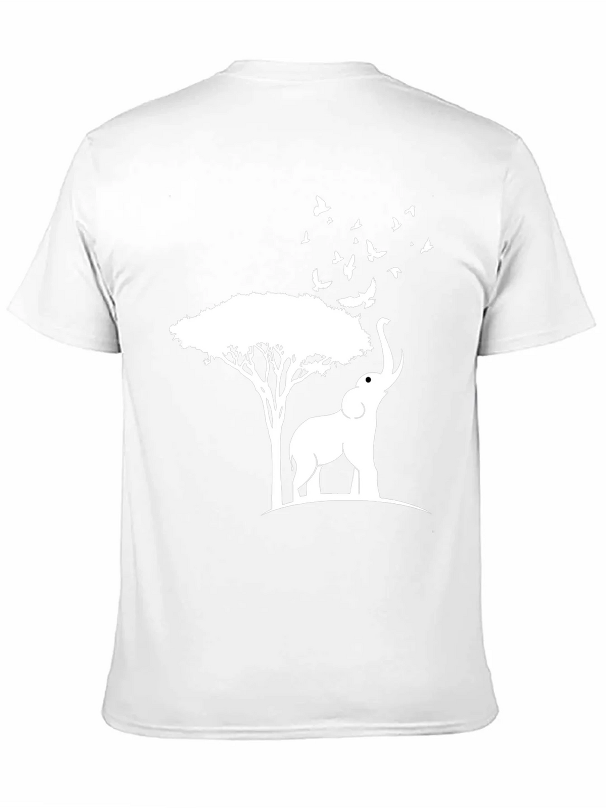 Elephant and Tree Graphic Tee - Nature Inspired Design product image 8
