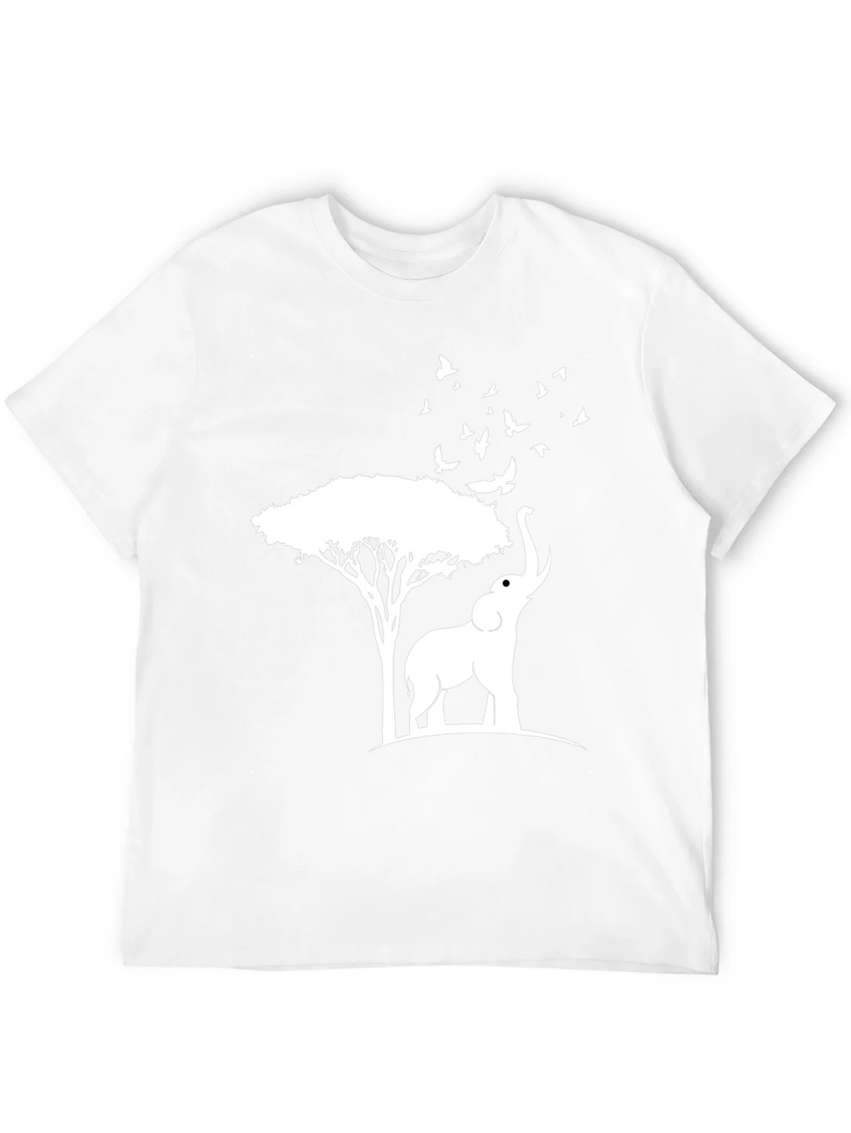 Elephant and Tree Graphic Tee - Nature Inspired Design product image 9
