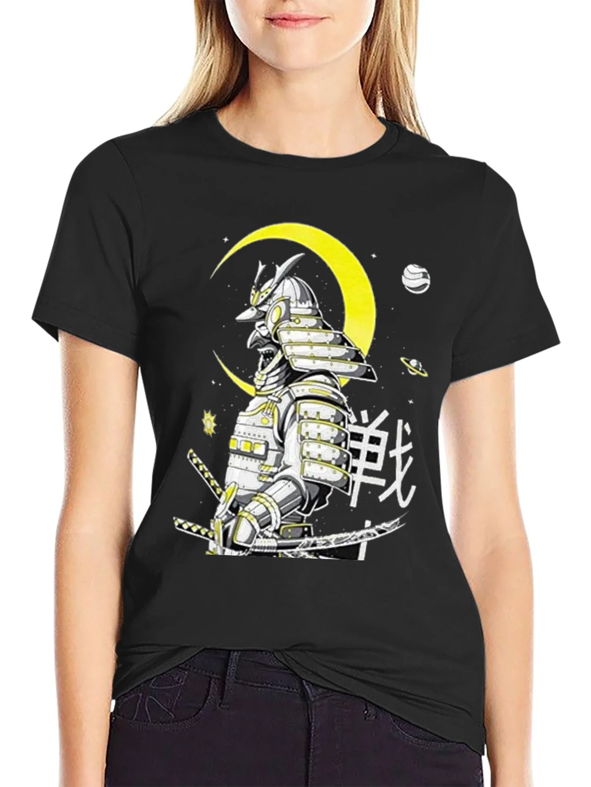 Samurai Warrior Graphic T-Shirt - Unique Japanese Art product image 2