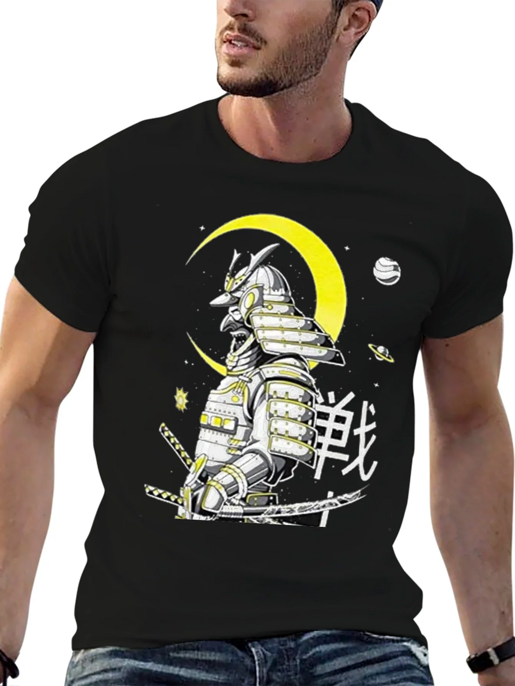 Samurai Warrior Graphic T-Shirt - Unique Japanese Art product image 5