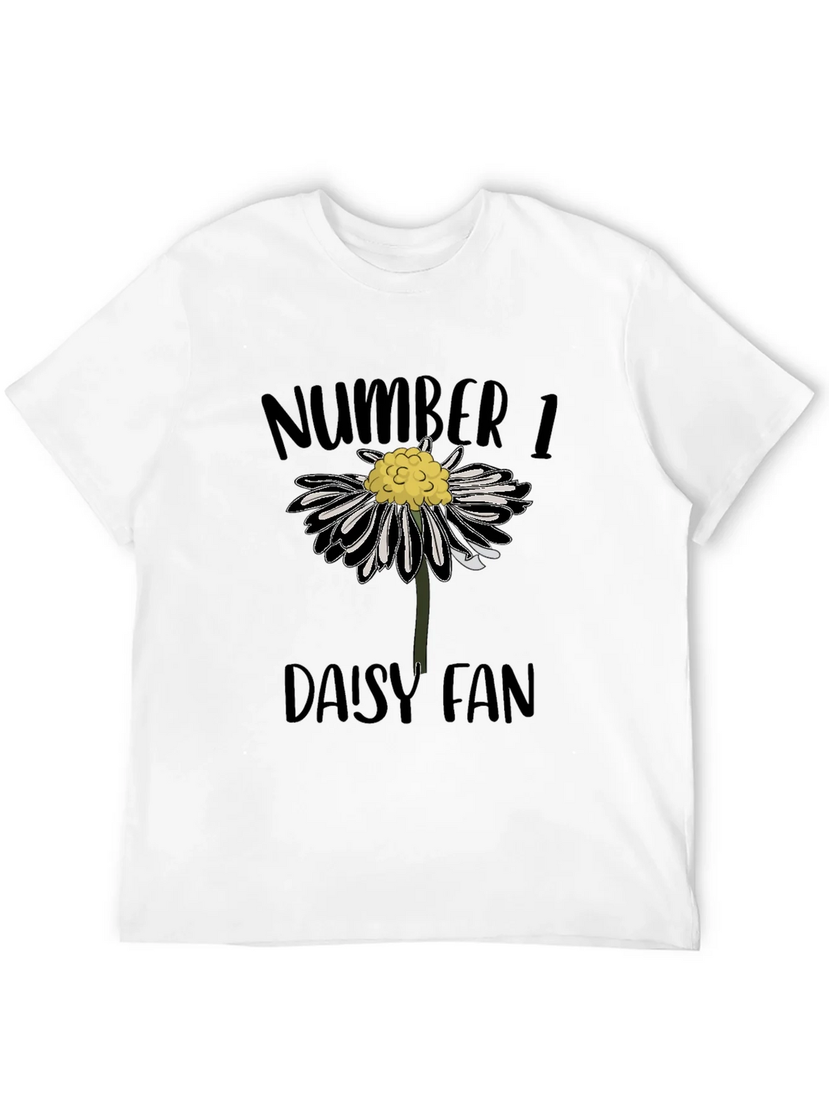 Number 1 Daisy Fan Graphic Tee - Black product image 7
