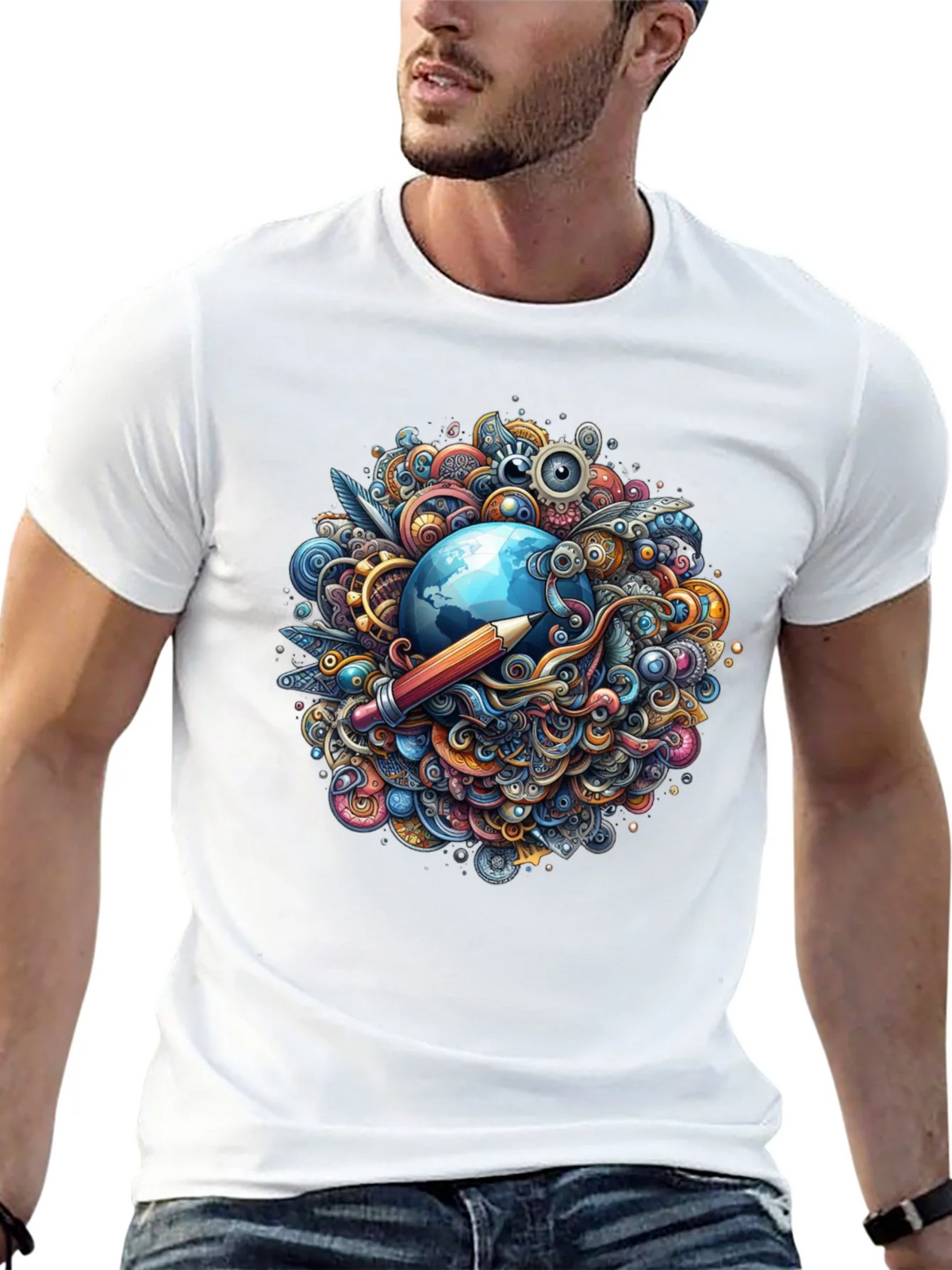 Creative World Black T-Shirt product image 12