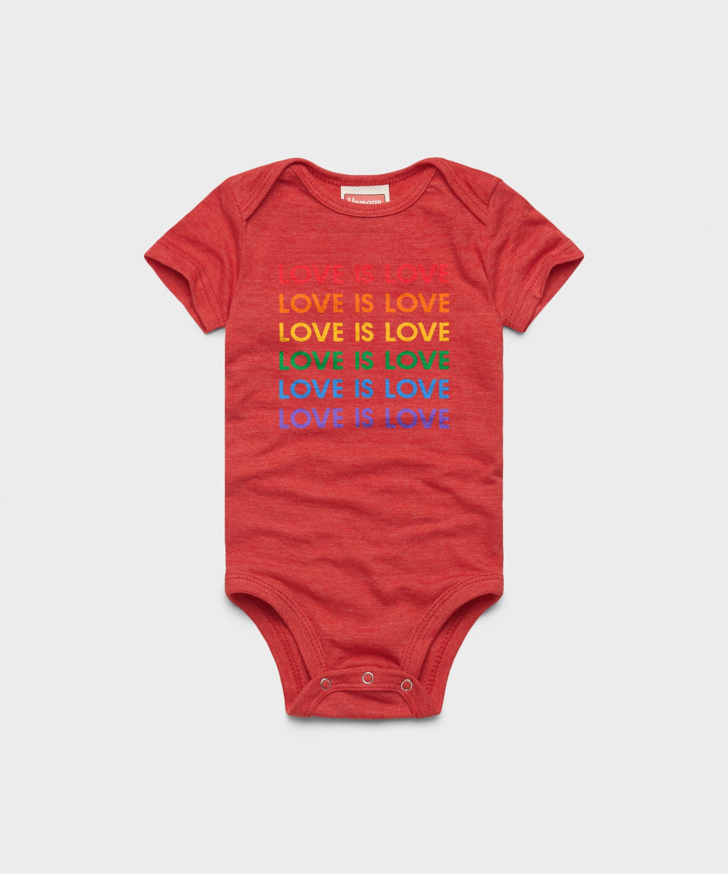 Love Is Love Rainbow Baby One Piece