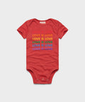 Love Is Love Rainbow Baby One Piece