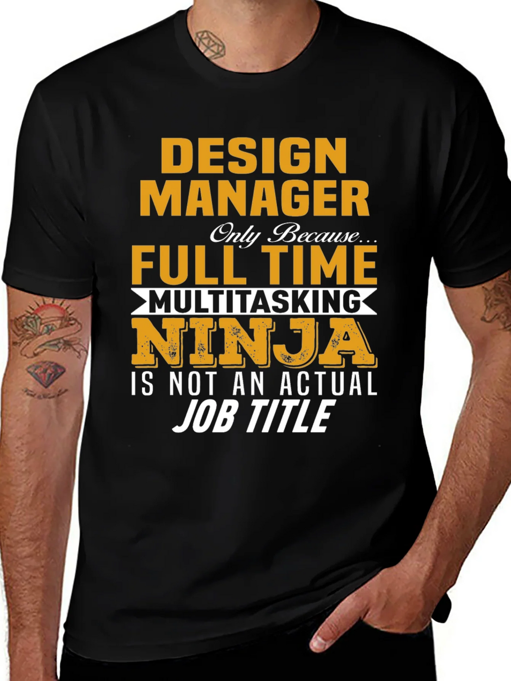 Design Manager Multitasking Ninja T-Shirt product image 1