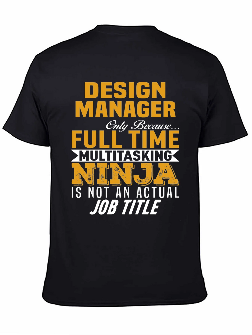 Design Manager Multitasking Ninja T-Shirt product image 4