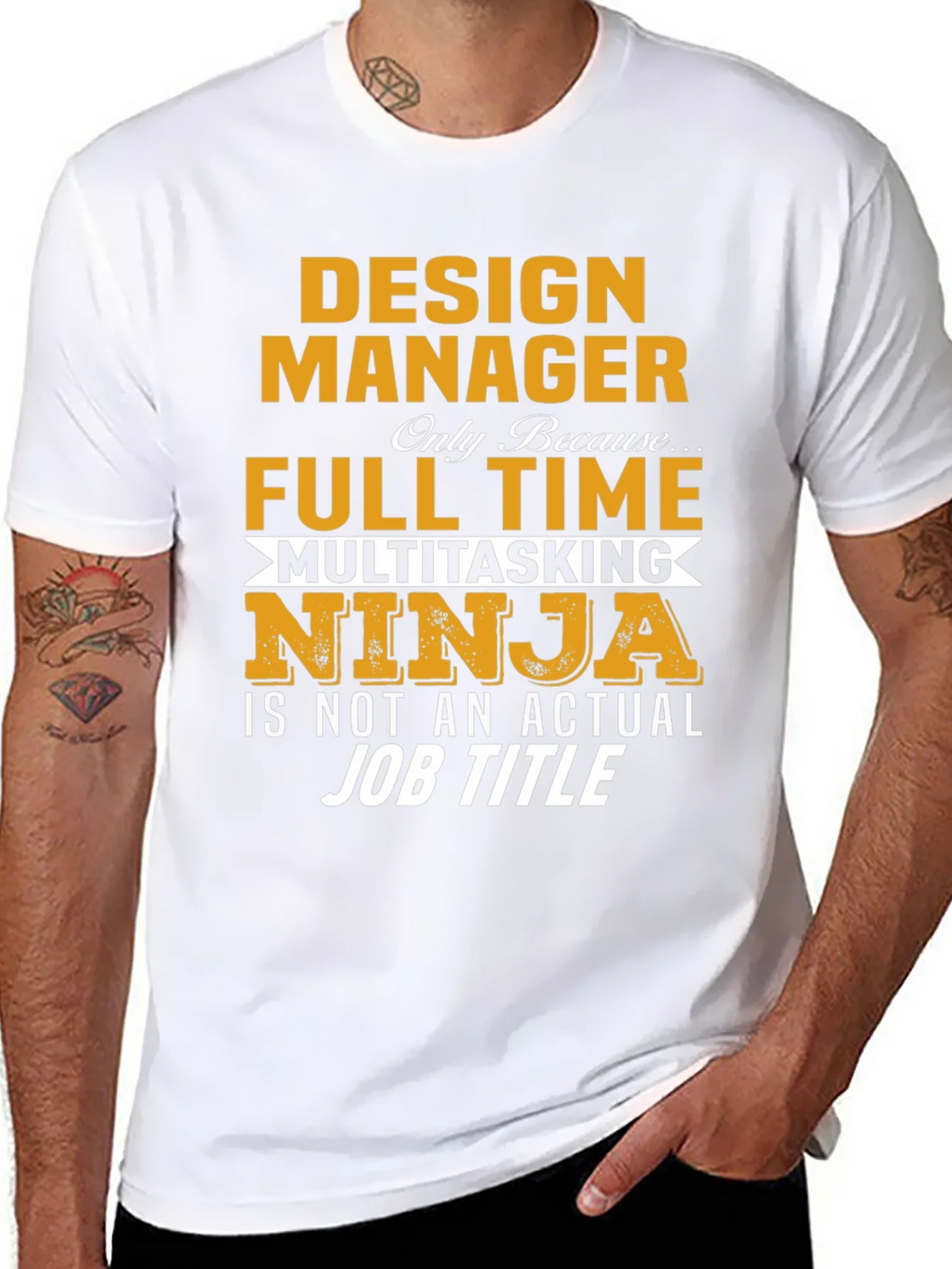 Design Manager Multitasking Ninja T-Shirt product image 7