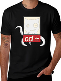 Cat-Octopus Linux Command T-Shirt product image 1