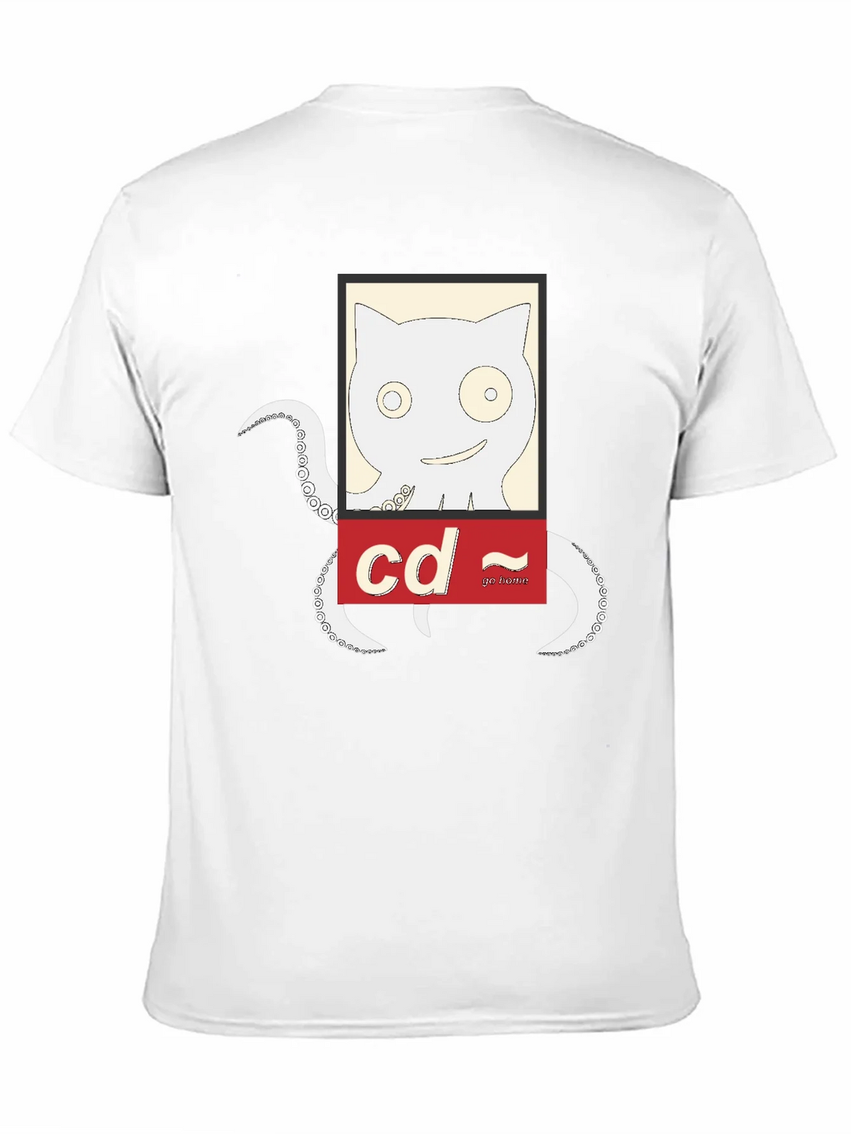 Cat-Octopus Linux Command T-Shirt product image 10