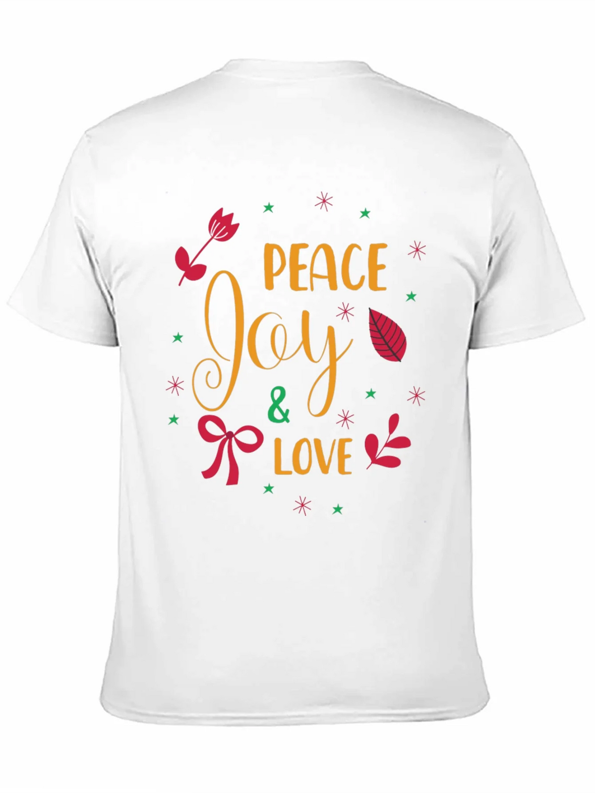 Peace Joy & Love Holiday T-Shirt product image 10
