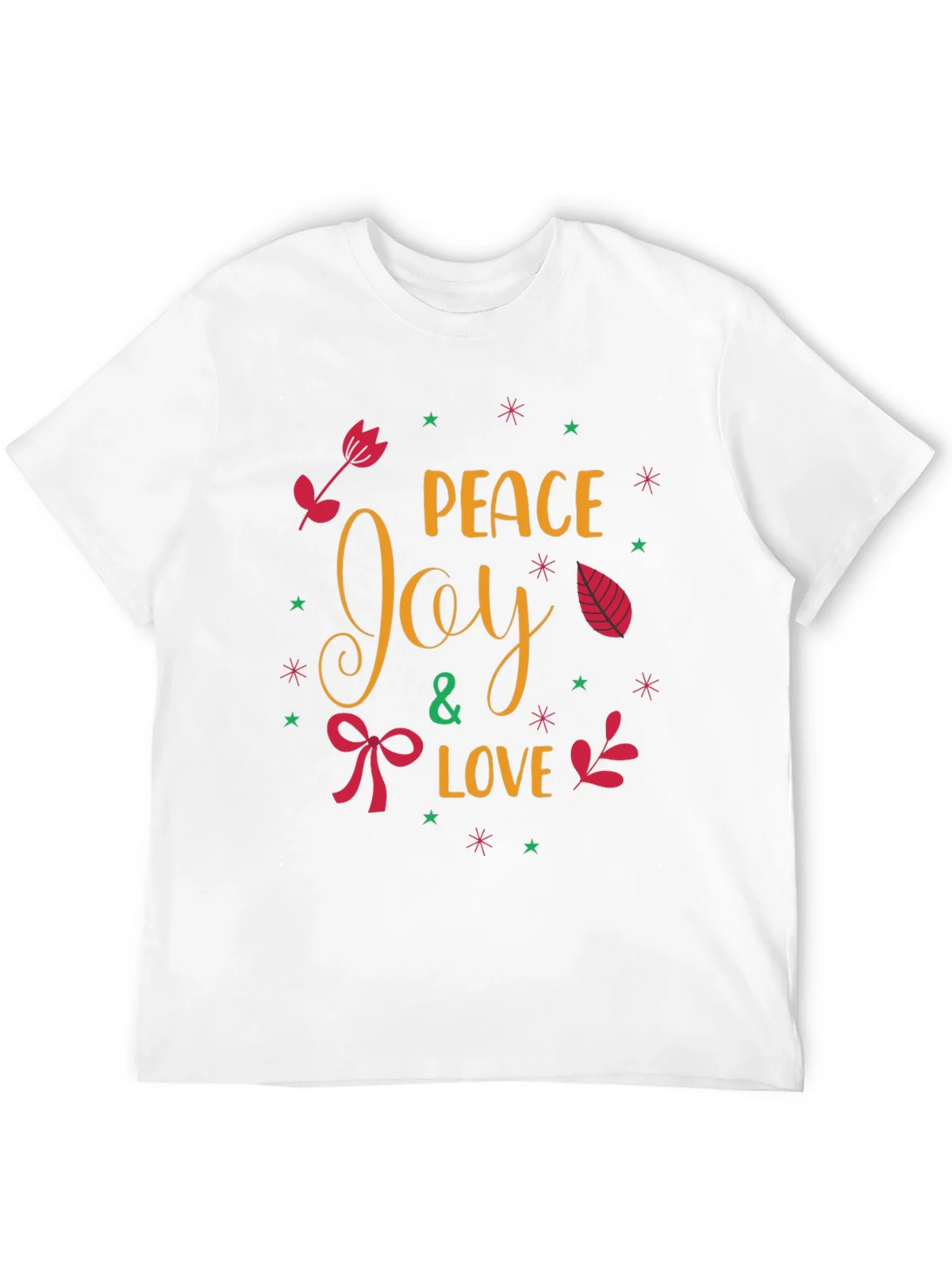 Peace Joy & Love Holiday T-Shirt product image 11
