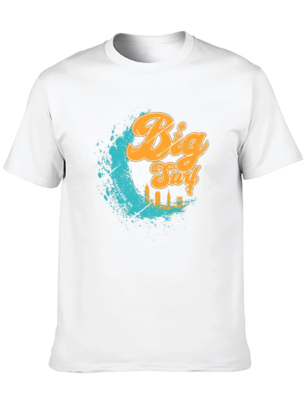 Big Surf Cleveland OH T-Shirt - Black Graphic Tee product image 9