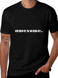 Awesome Graphic T-Shirt - Black Crew Neck Tee product image 1