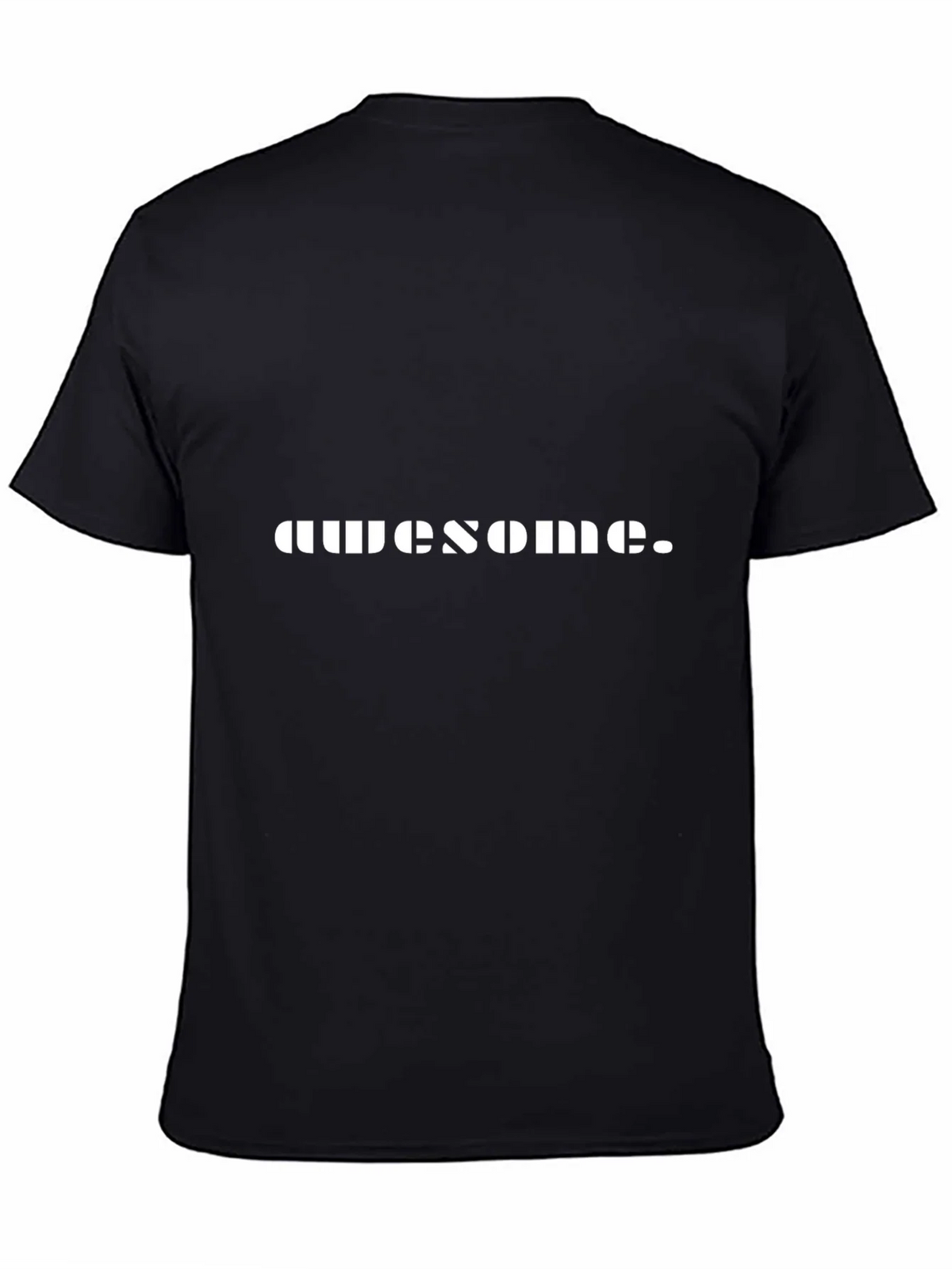 Awesome Graphic T-Shirt - Black Crew Neck Tee product image 4