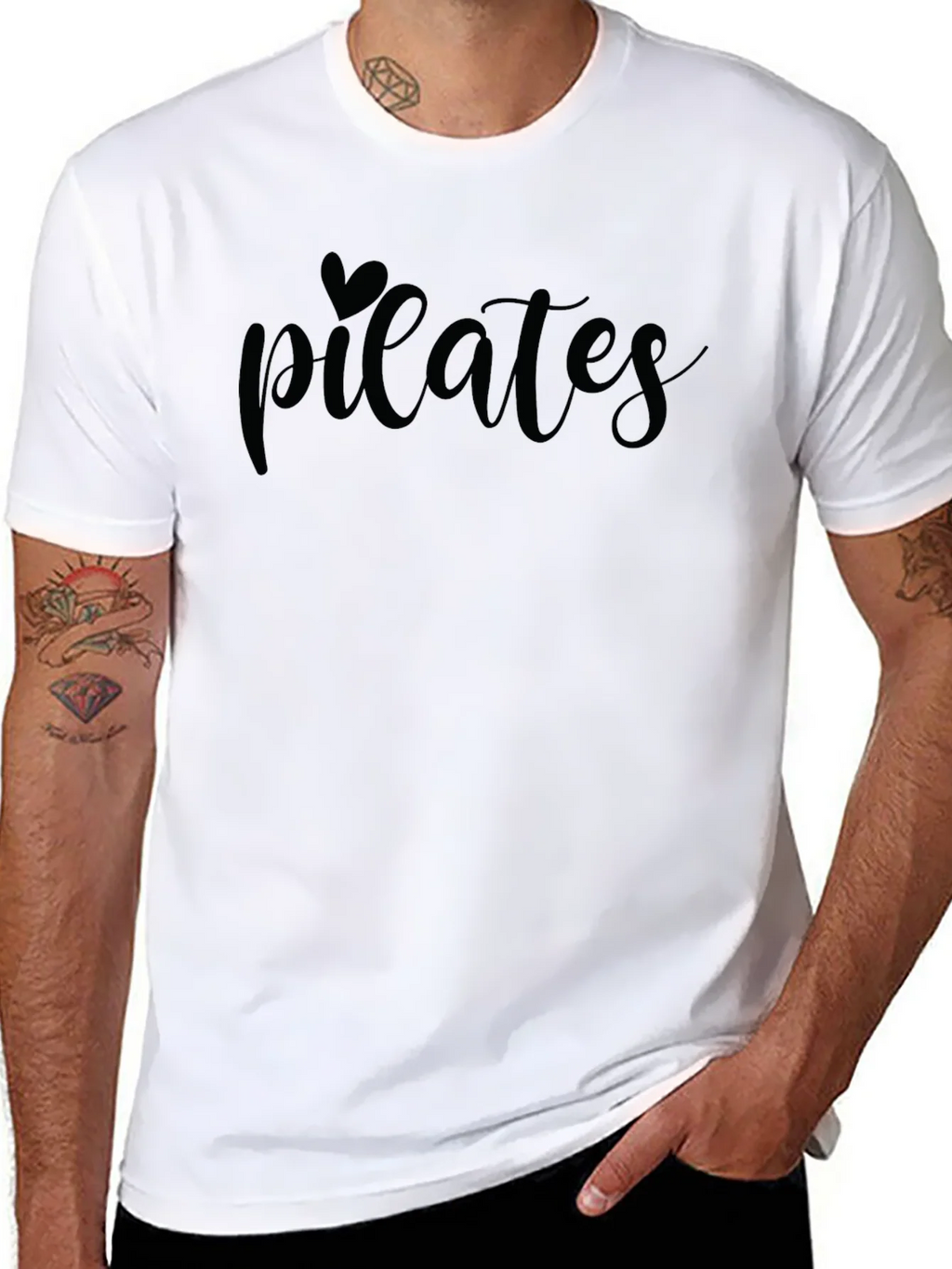 Pilates Heart Tee - Stylish Workout T-Shirt product image 7