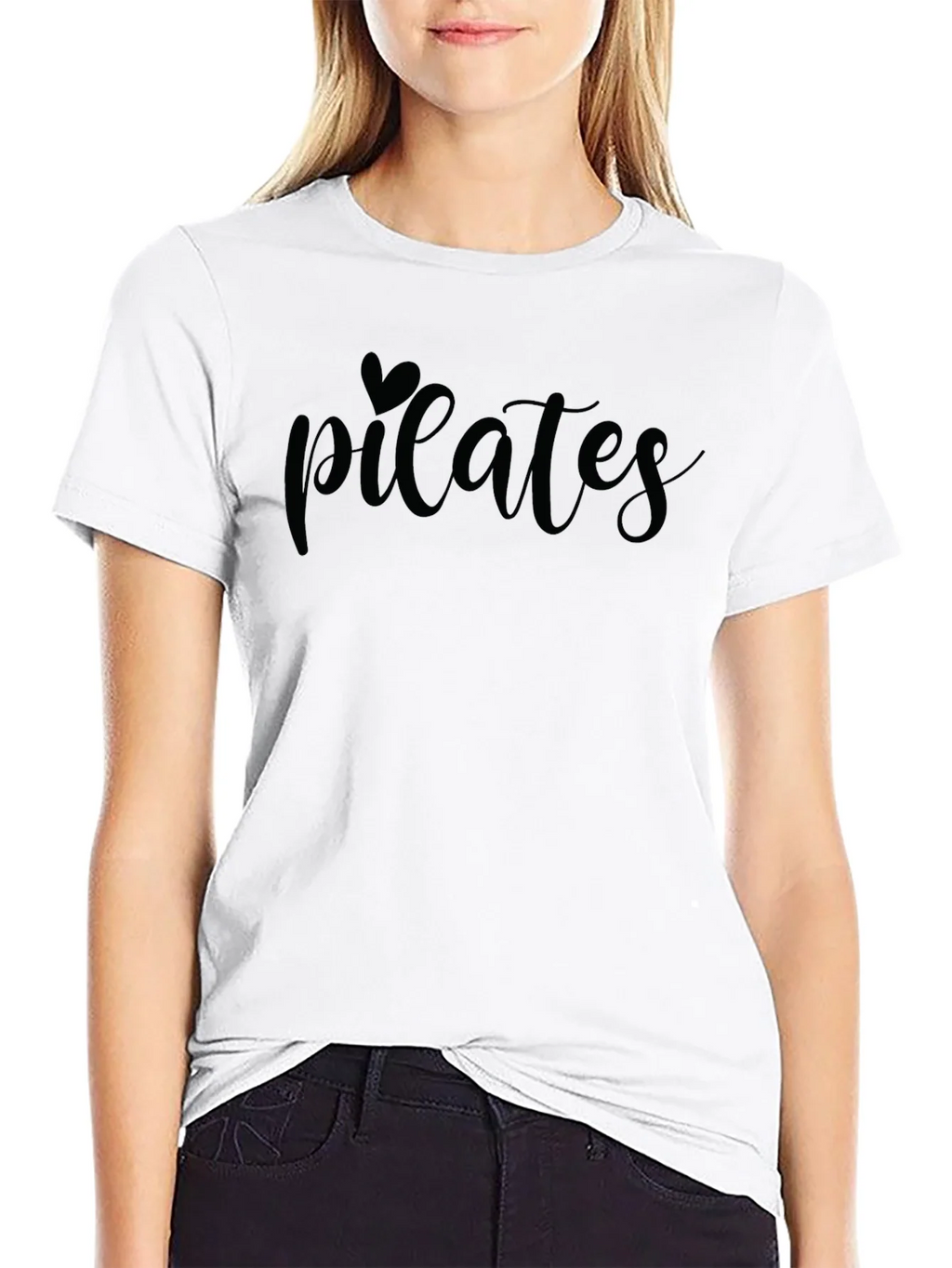 Pilates Heart Tee - Stylish Workout T-Shirt product image 8