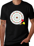 Dartboard Graphic T-Shirt - Novelty Tee product image 1