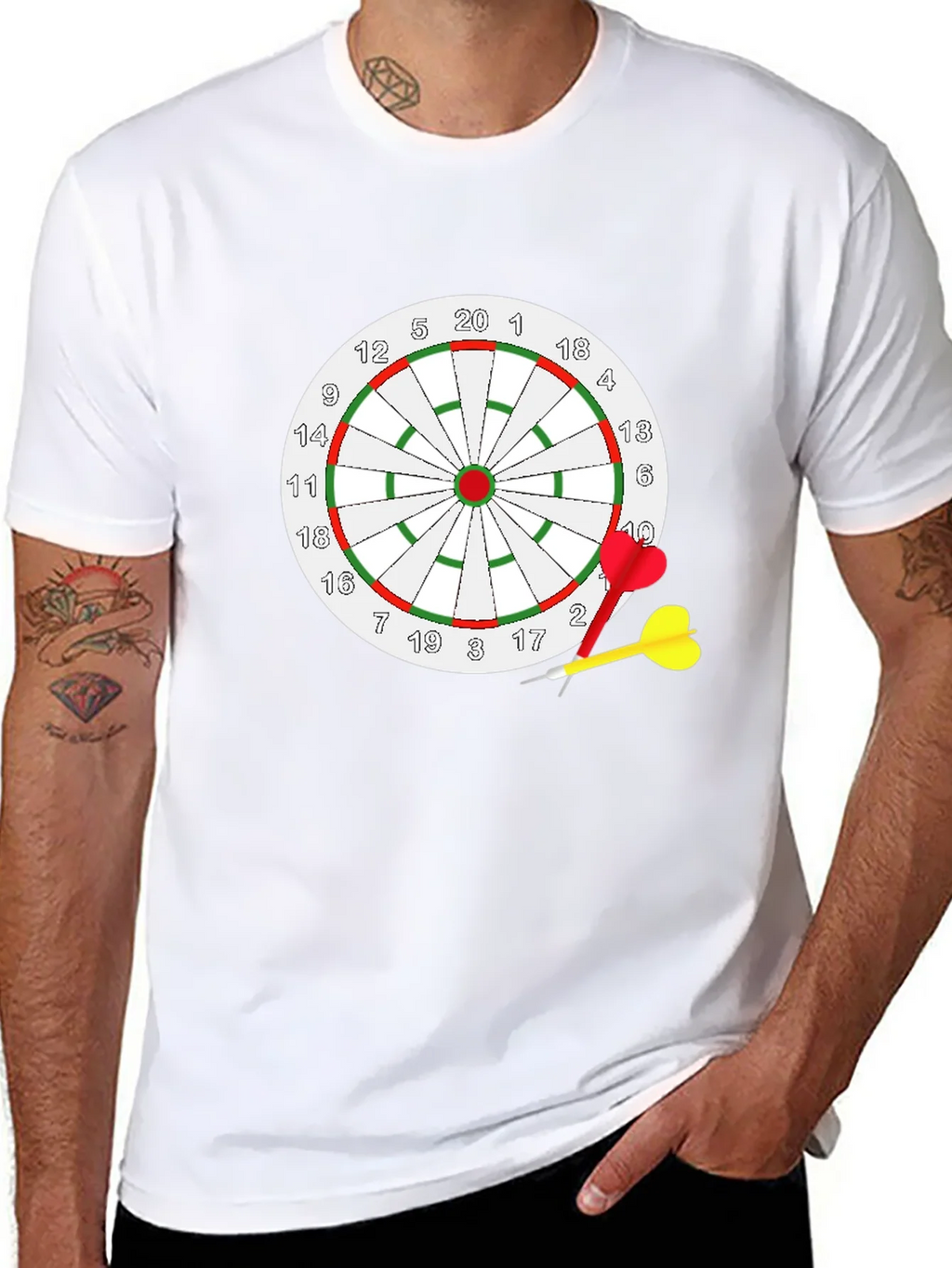 Dartboard Graphic T-Shirt - Novelty Tee product image 4