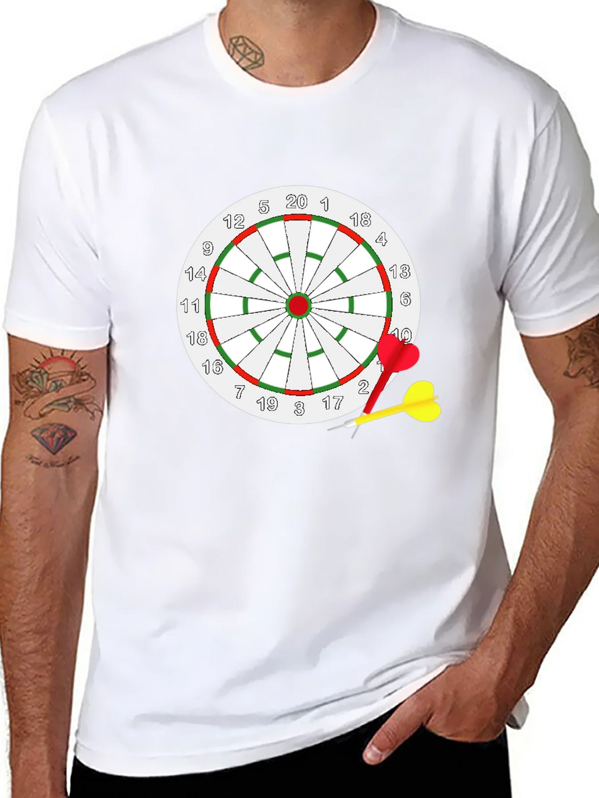 Dartboard Graphic T-Shirt - Novelty Tee product image 4
