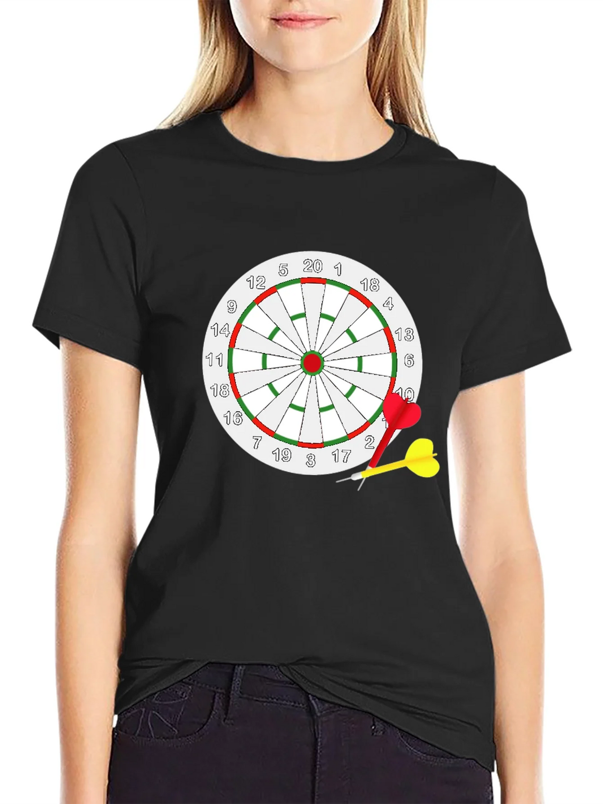 Dartboard Graphic T-Shirt - Novelty Tee product image 2