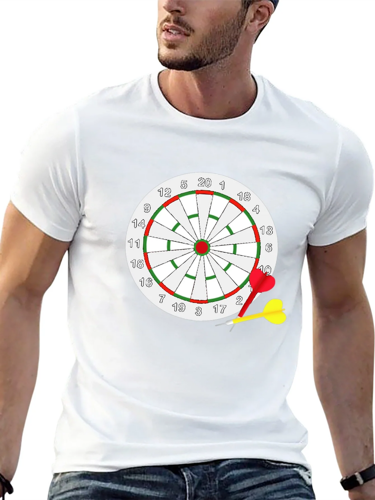 Dartboard Graphic T-Shirt - Novelty Tee product image 8