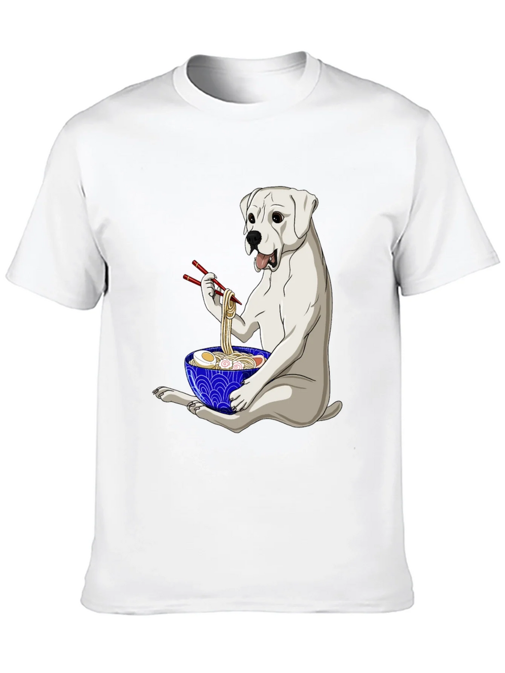Dog Eating Ramen T-Shirt product image 7