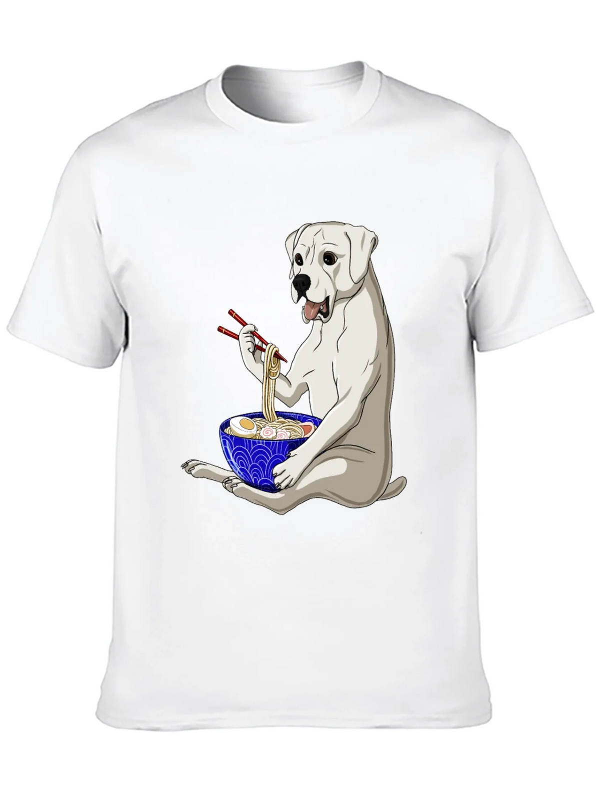 Dog Eating Ramen T-Shirt product image 7