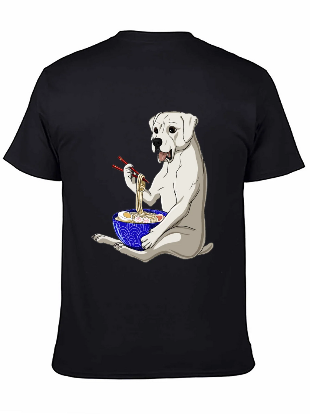 Dog Eating Ramen T-Shirt product image 3