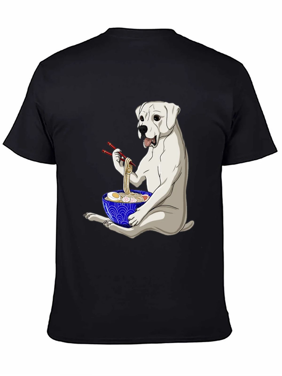Dog Eating Ramen T-Shirt product image 3