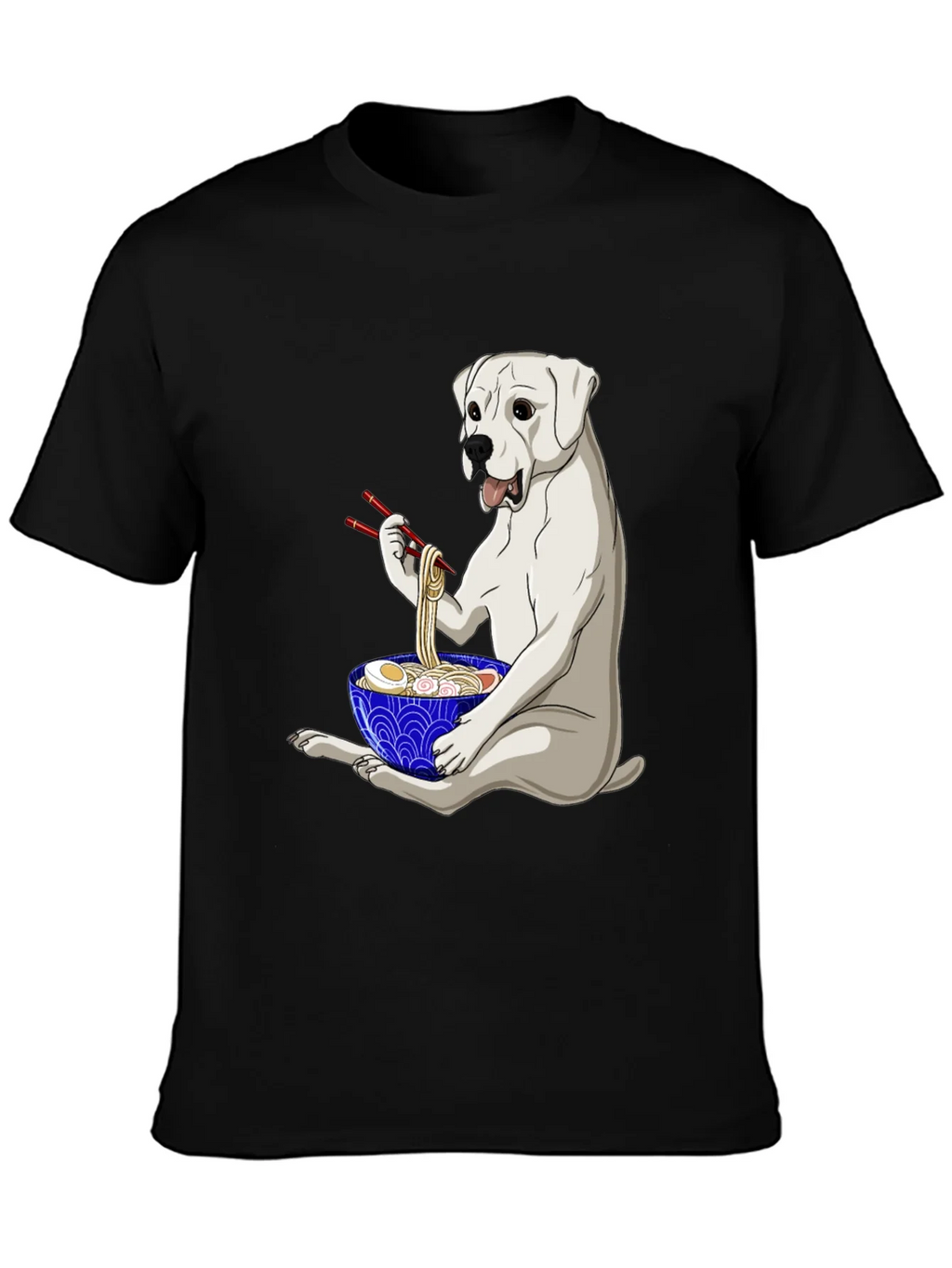 Dog Eating Ramen T-Shirt product image 2