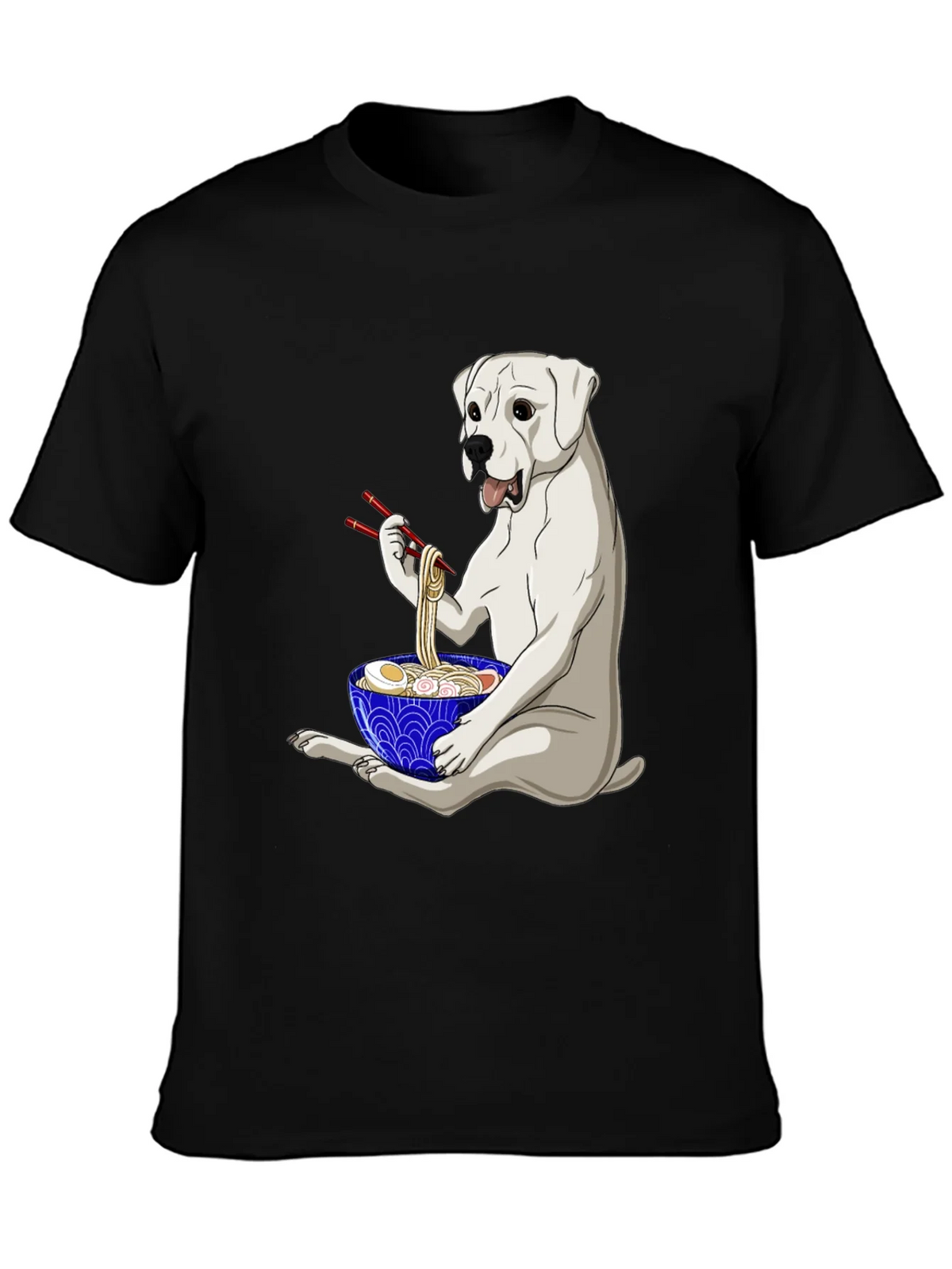 Dog Eating Ramen T-Shirt product image 2