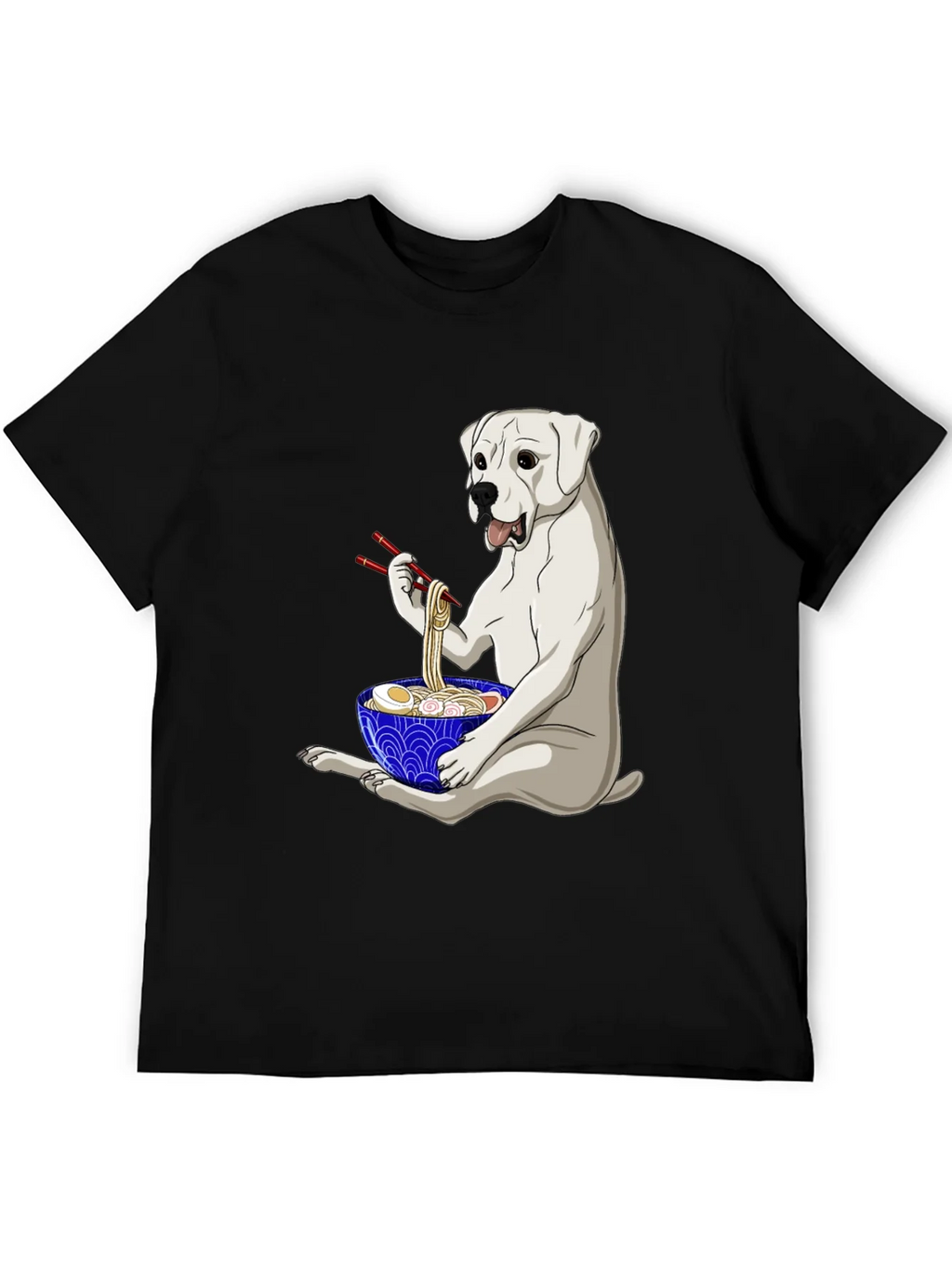 Dog Eating Ramen T-Shirt product image 4