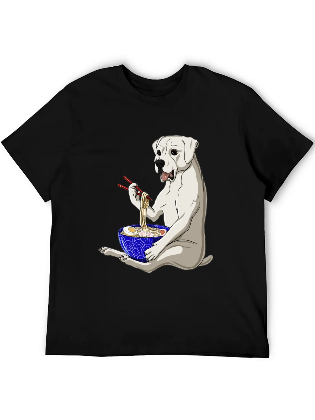 Dog Eating Ramen T-Shirt product image 4