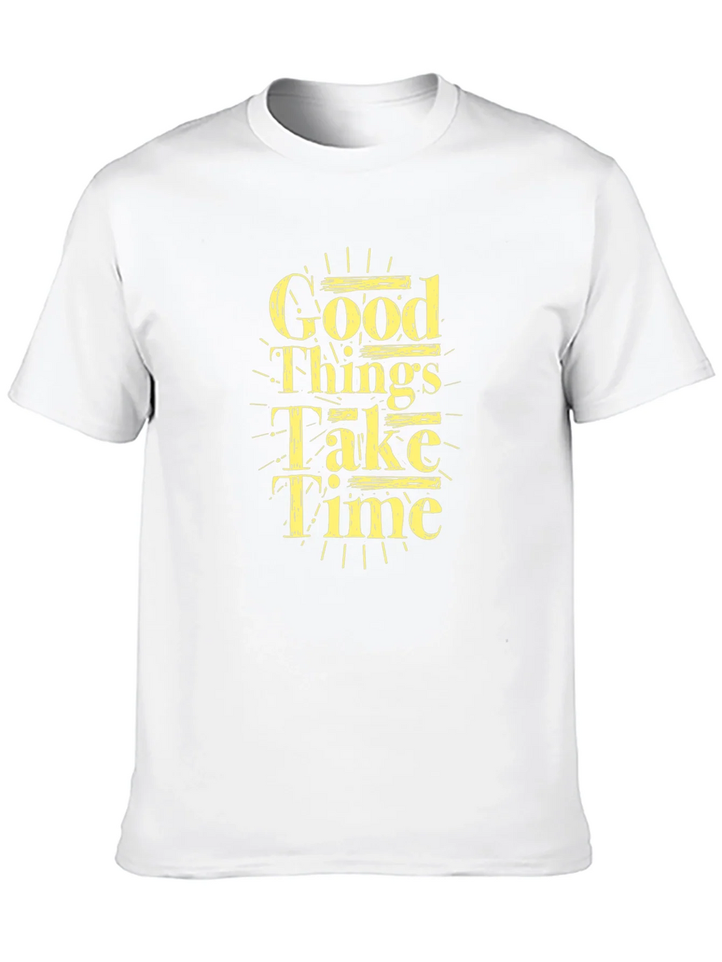 Good Things Take Time Black Graphic Tee product image 9