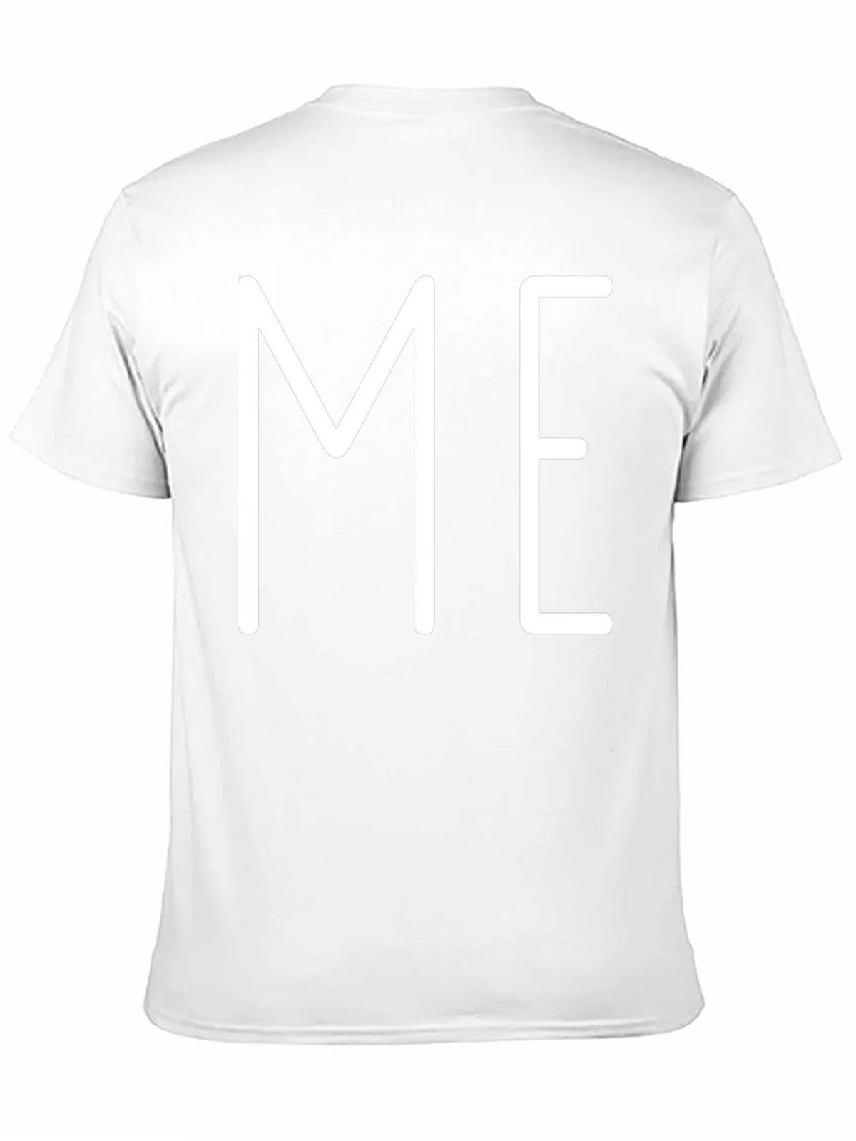 Minimalist ME Graphic Print Black T-Shirt product image 8