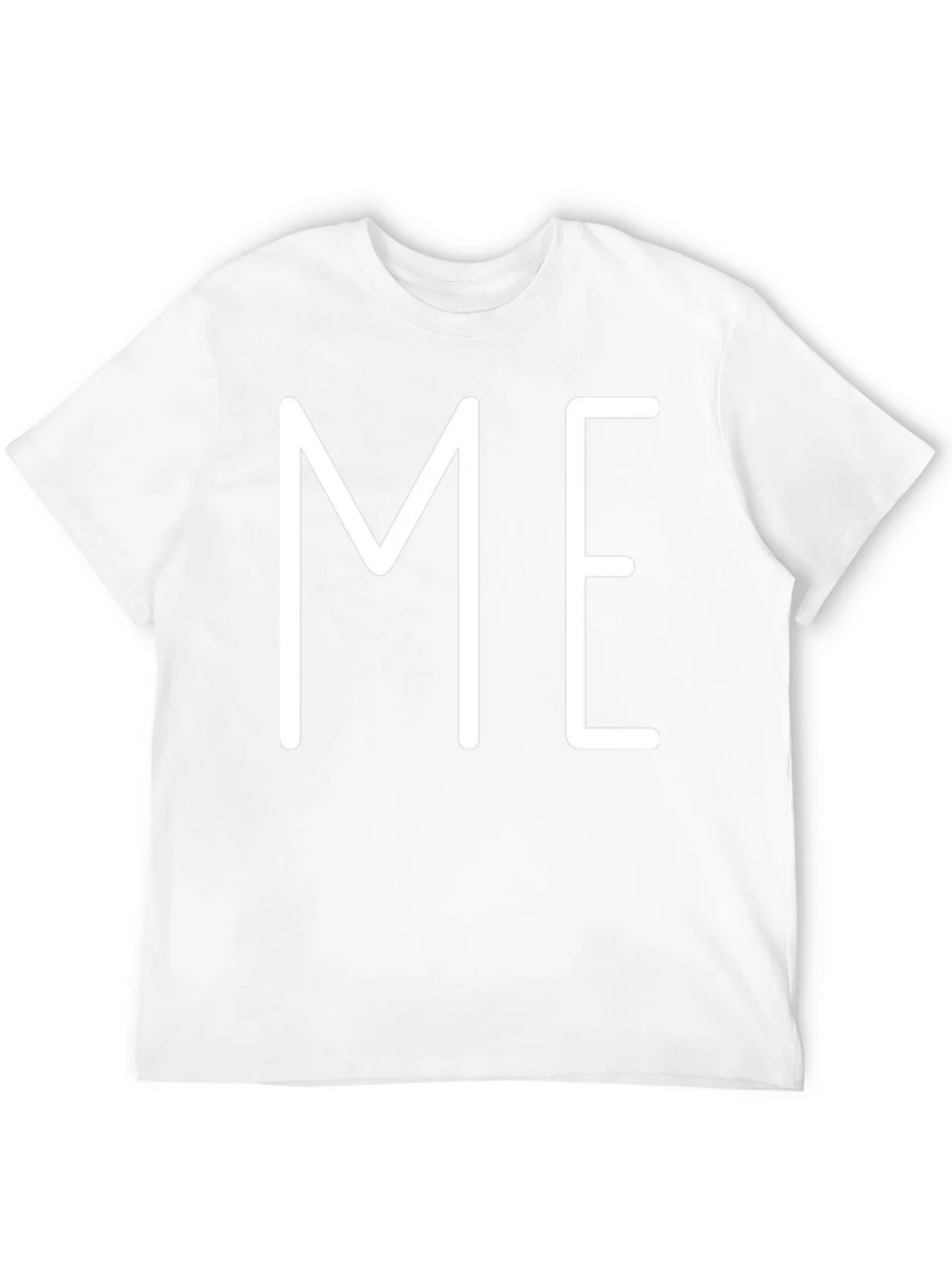Minimalist ME Graphic Print Black T-Shirt product image 9
