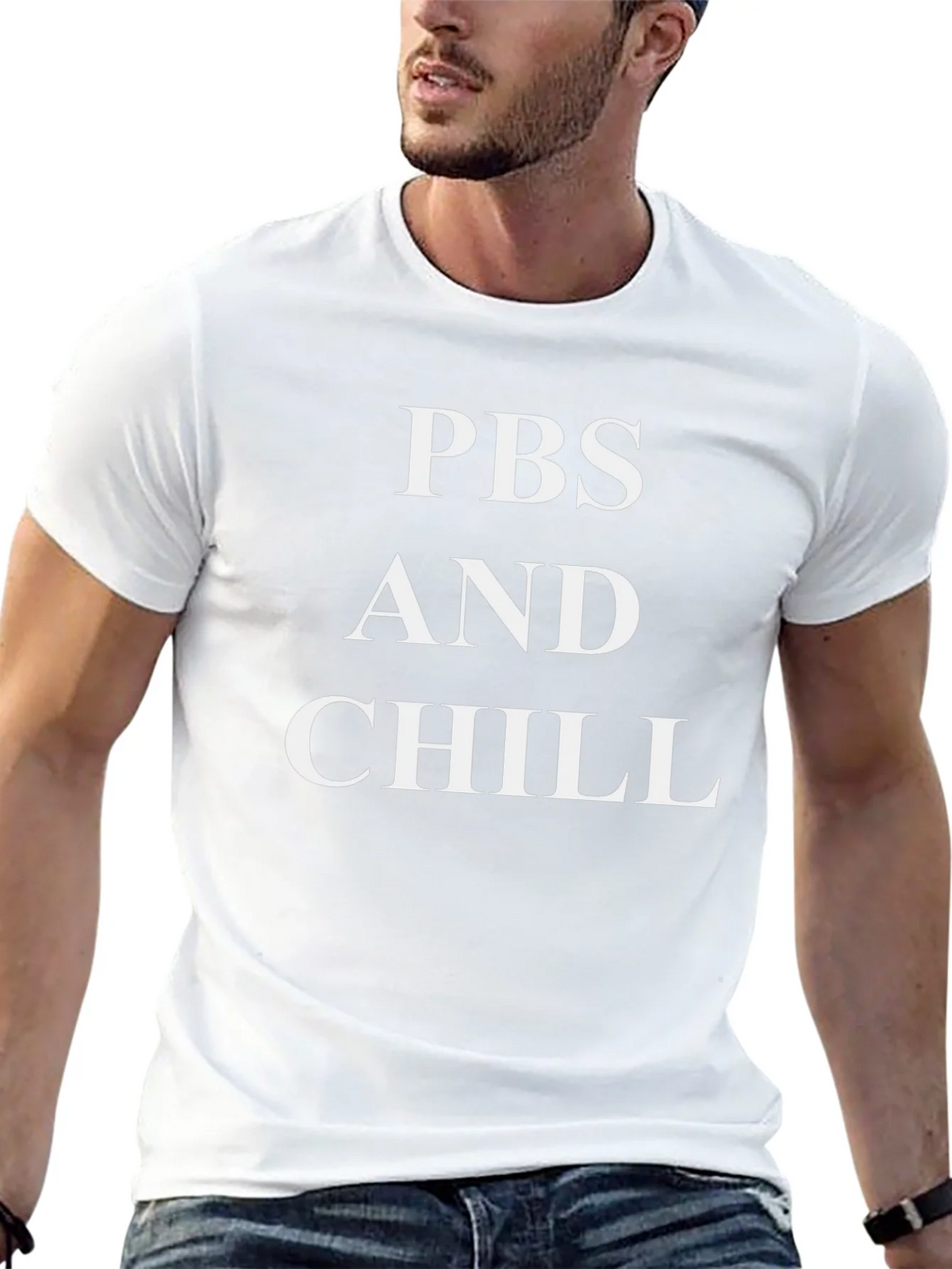 PBS and Chill Graphic Tee - Black product image 12
