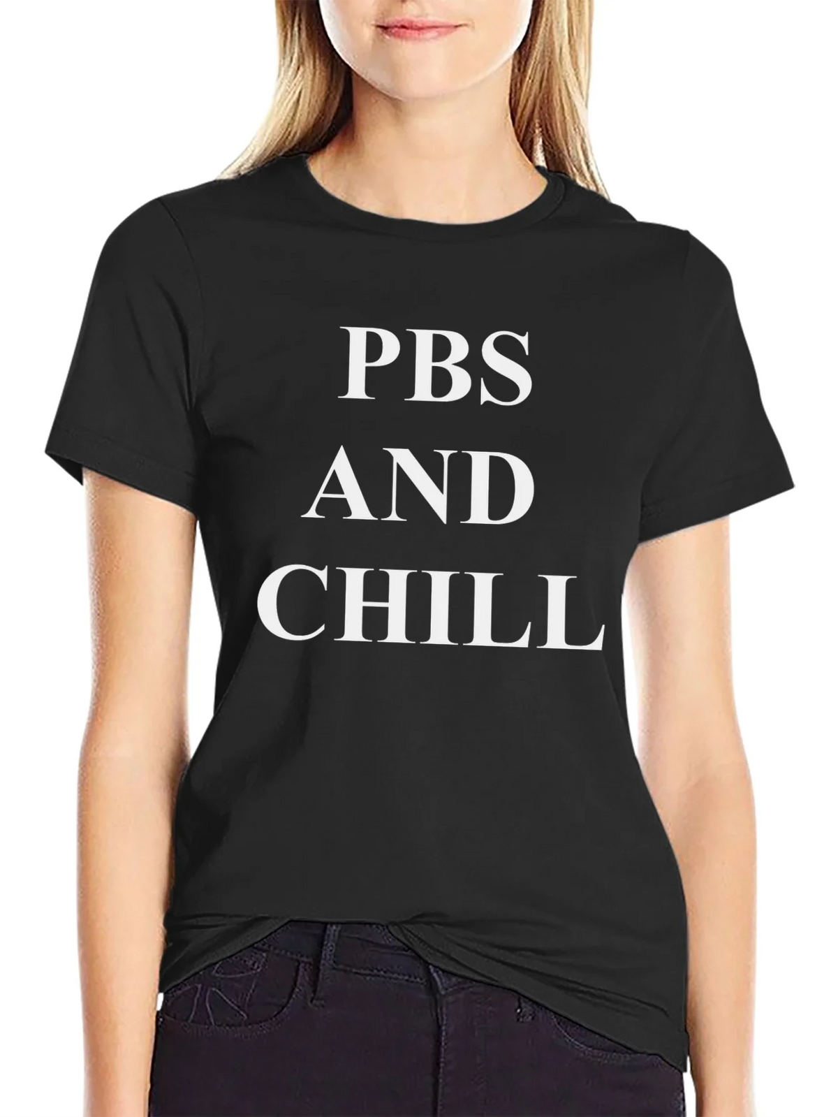 PBS and Chill Graphic Tee - Black product image 2