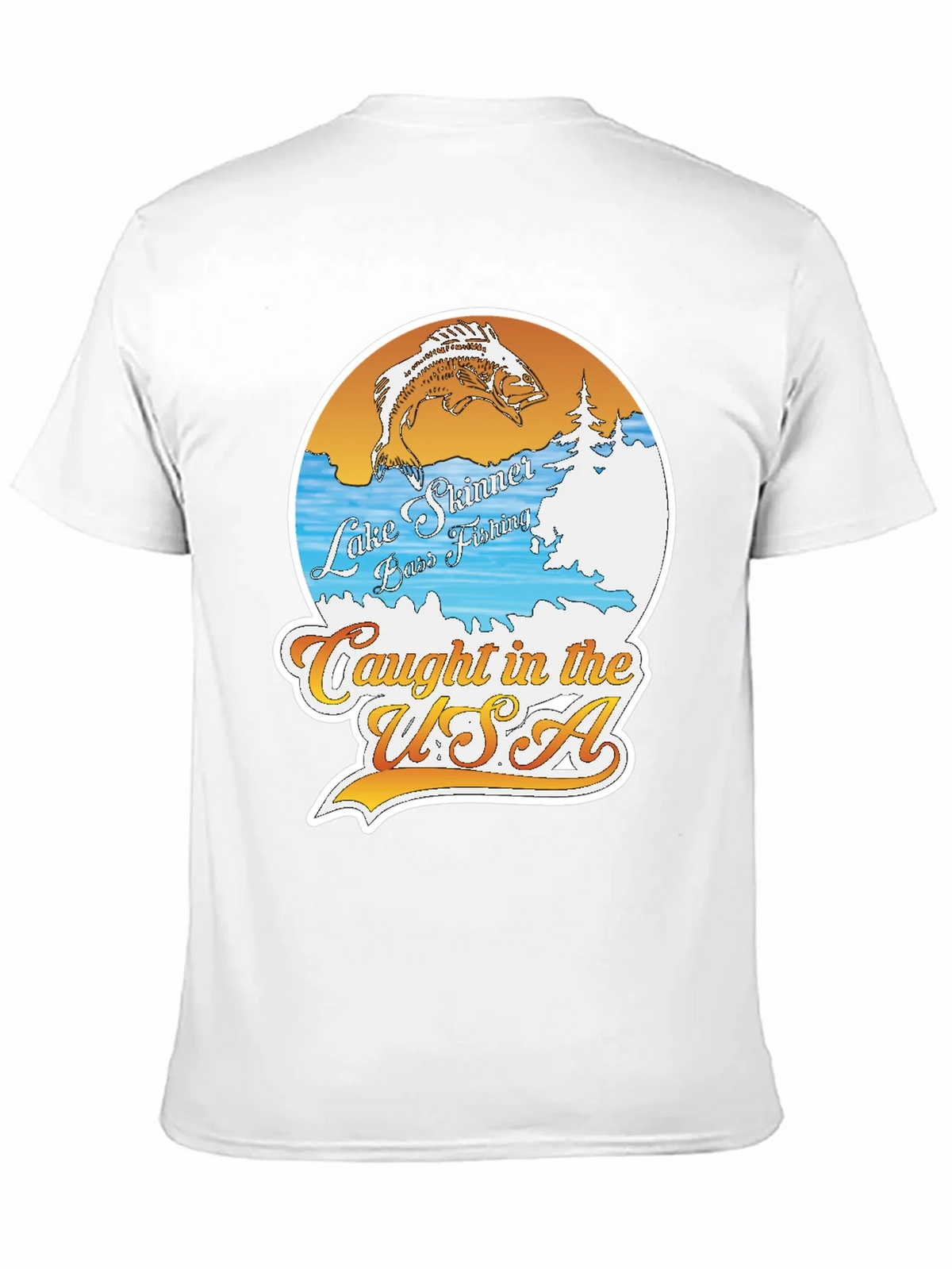 Lake Skinner Bass Fishing T-Shirt product image 10
