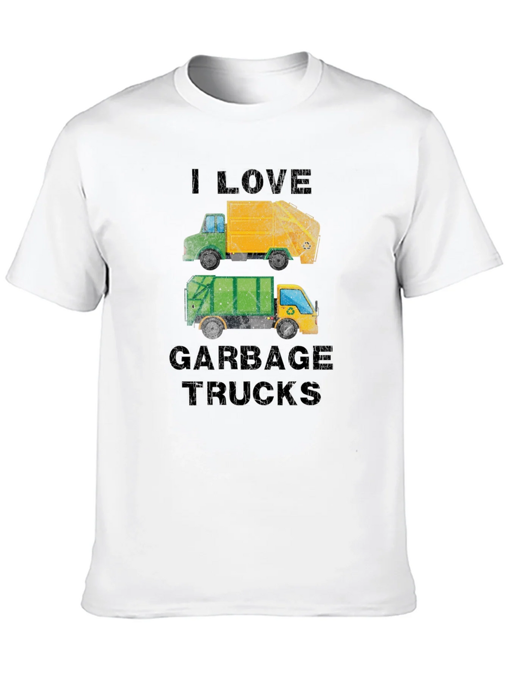 I Love Garbage Trucks Graphic T-Shirt product image 4
