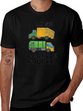 I Love Garbage Trucks Graphic T-Shirt product image 1
