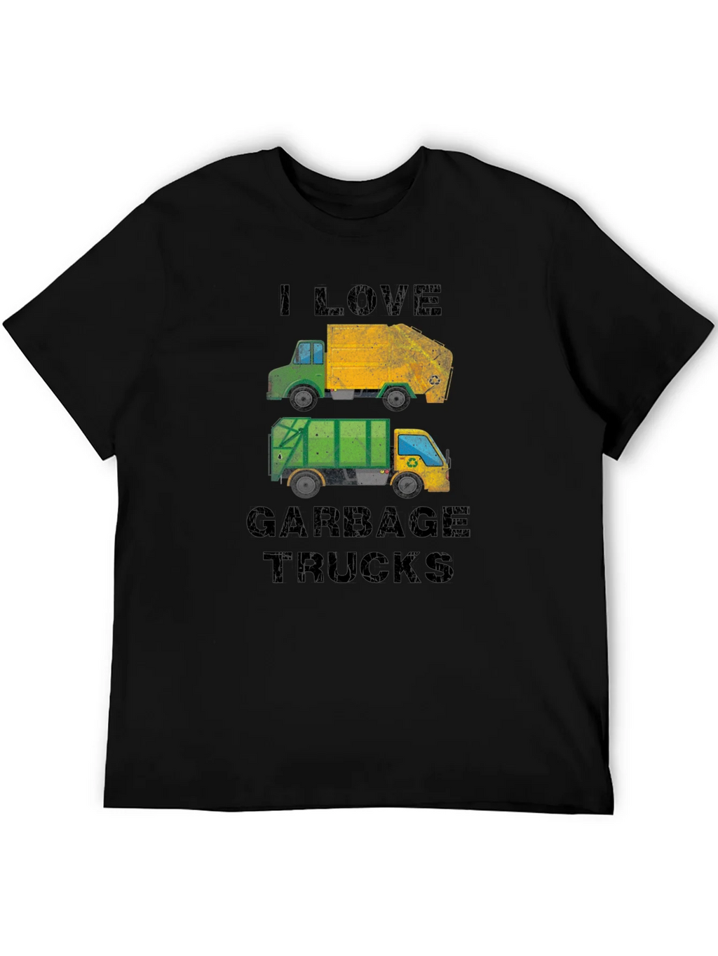 I Love Garbage Trucks Graphic T-Shirt product image 3